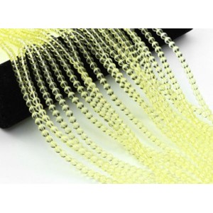 Бусины из стекла шарик 6мм цв.лимонный, 38см, 68 бусин (иск.) Бусины из стекла шарик 6мм цв.лимонный, 38см, 68 бусин (иск.)