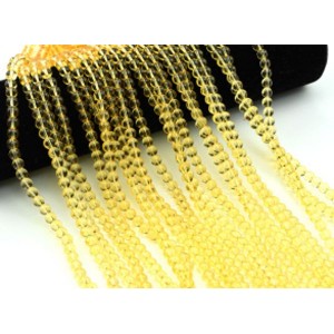 Бусины из стекла шарик 6мм цв.желтый, 38см, 68 бусин (иск.) Бусины из стекла шарик 6мм цв.желтый, 38см, 68 бусин (иск.)