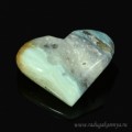 Сердце из амазонита 62*49*23мм, 82г