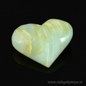 Сердце из амазонита 67*51*26мм, 101г