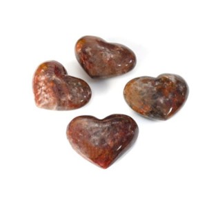 Сердце из кварца с гематитом 75*57*35мм Сердце из кварца с гематитом 75*57*35мм