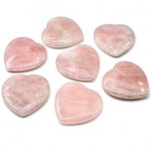Сердце из розового кварца 50*10*50мм, 39г