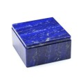Шкатулка-футляр для кольца из лазурита 30*30*17мм