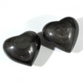 Сердце из обсидиана радужного 51*47*28мм, 70-79г