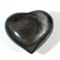 Сердце из обсидиана радужного 75*69*35мм, 210г
