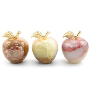 Яблоко из камня оникс 50*50*60мм