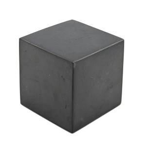 Куб из шунгита полированный, сторона 80-85мм