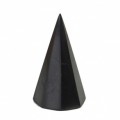 Пирамида из шунгита 8-гранная полированная, размер основания 60мм