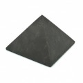 Пирамида из шунгита неполированная, размер основания 120-125мм
