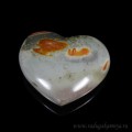 Сердце из полихромной яшмы 86*72*27мм.