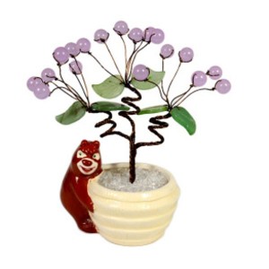 Композиция медведь с шариками цвет розовый, 100*80*160мм. (иск.)