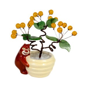 Композиция медведь с шариками цвет жёлтый, 100*80*160мм. (иск.) Композиция медведь с шариками цвет жёлтый, 100*80*160мм. (иск.)