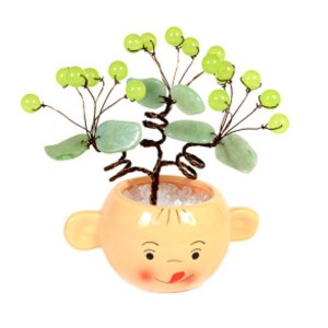 Композиция мальчик с шариками цвет зелёный, 130*90*160мм. (иск.) Композиция мальчик с шариками цвет зелёный, 130*90*160мм. (иск.)