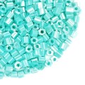 Бисер TOHO HEXAGON №11 цвет 132 зеленый перламутровый 5 граммов Япония