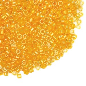 Бисер TOHO Treasure №11 цвет 789  мандариновый радужный Япония 5 граммов