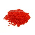 Бисер Чехия натуральный непрозрачный, размер 10, арт. 93170  ярко-красный, 10 граммов