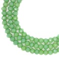 Бусины хрустальные Рондель 3,5*3 мм цвет Морской зеленый, около 29 см нить