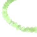 Бусины хрустальные Многогранник 5*4 мм полупроз. Светло-зеленый опал. около 34 см нить /около 90 бусин