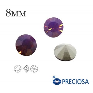 Шатоны без оправы PRECIOSA MAXIMA ss39 (8мм) Amethyst Opal 1 штука, Чехия