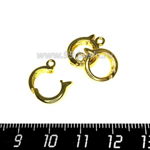 Бейл Премиум съемный, с застёжкой 15*11,5*3 мм, цвет золото, 1 штука