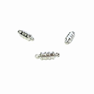 Замок магнитный цилиндр Этнический 16*5 мм, цвет никель 1 штука