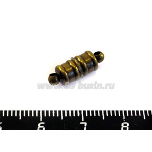 Замок магнитный цилиндр Этнический 17*6 мм, цвет бронза 1 штука