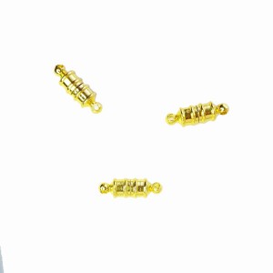 Замок магнитный цилиндр Этнический 16*5 мм, цвет золото 1 штука Замок магнитный цилиндр Этнический 16*5 мм, цвет золото 1 штука