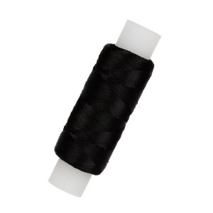 Нить для бисера Gamma Tytanium Цвет черный. 0,1 мм. Катушка 110 +/- 5 метров