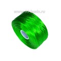 Нить Superlon (S-lon) D цвет Green (насыщенный зелёный), толщина 0,11 мм, катушка 71.3 метров