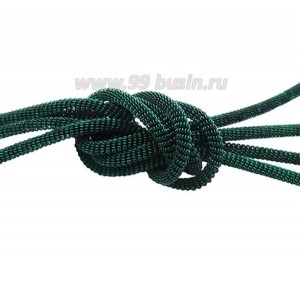 Французская проволока (канитель) витая спираль 3,5 мм, цвет radium (изумруд), пр-во Индия, упаковка 5 граммов