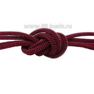 Французская проволока (канитель) витая спираль 3,5 мм, цвет purple (сангрия), пр-во Индия, упаковка 5 граммов