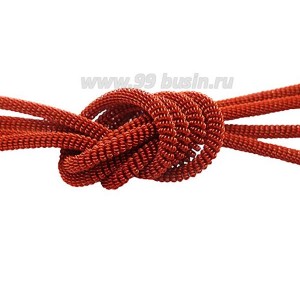 Французская проволока (канитель) витая спираль 3,5 мм, цвет orange (терракот), пр-во Индия, упаковка 5 граммов