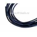 Канитель жесткая 1 мм, цвет темно-синий, пр-во Индия, упаковка 5 граммов (разные отрезки, общая длина около 1,2 метра)