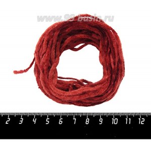 Синель Италия Mafil 3 мм, цвет Ruggine - кирпичный, 5 метров/упаковка