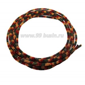 Французская проволока (канитель) витая спираль 3,5 мм, цвет multi (осенний), пр-во Индия, упаковка 50 граммов Французская проволока (канитель) витая спираль 3,5 мм, цвет multi (осенний), пр-во Индия, упаковка 50 граммов