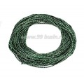 Канитель FANCY 1,5 мм гладкая упругая, цвет green/silver (зеленый/серебристый) 50 граммов (около 17 метров)