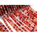 Бусины из агата тонированного рондель гр.10*7мм цв.красный, 39см, 59 бусин Бусины из агата тонированного рондель гр.10*7мм цв.красный, 39см, 59 бусин