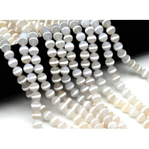 Бусины из агата тибетского шарик 10мм цв.белый матовый, 38см, 38 бусин Бусины из агата тибетского шарик 10мм цв.белый матовый, 38см, 38 бусин