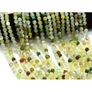 Бусины из агата тонированного шарик гр.8мм цв.зеленый, 39см, 49 бусин