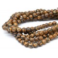 Бусины из агата тибетского шарик 10мм, 37см, 39 бусин
