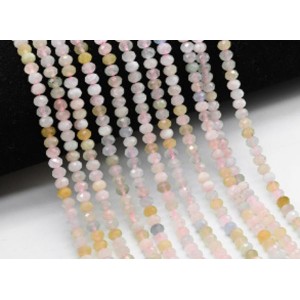 Бусины из берилла рондель гр.5*3,5мм, 39см, 107 бусин