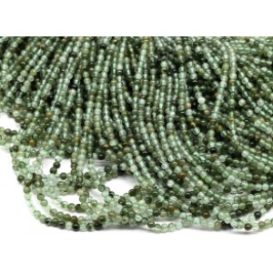 Бусины из хризоберилла шарик 2мм, 39,5см, 204 бусины