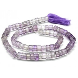 Бусины из аметиста диски 8*5мм, 41см, 78 бусин, 47,9г Бусины из аметиста диски 8*5мм, 41см, 78 бусин, 47,9г