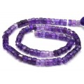 Бусины из аметиста диски 7*4мм, 40,5см, 94 бусины, 34,1г