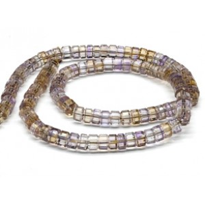 Бусины из аметрина диски 6*4мм, 41см, 113 бусин, 27,1г