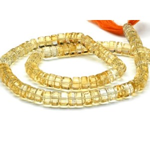 Бусины из цитрина диски гр.7*3мм, 41,5см, 101 бусина, 37,8г Бусины из цитрина диски гр.7*3мм, 41,5см, 101 бусина, 37,8г