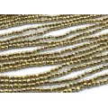 Бусины из гематита шарик гр.4мм цв.золотистый, 39см, 103 бусины