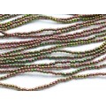 Бусины из гематита шарик 2мм цв.хамелеон, 38,5см, 173 бусины