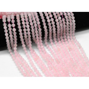 Бусины из розового кварца шарик гр.6мм, 38см, 62 бусины Бусины из розового кварца шарик гр.6мм, 38см, 62 бусины