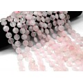 Бусины из розового кварца круг гр.12мм, 38см, 27 бусин Бусины из розового кварца круг гр.12мм, 38см, 27 бусин